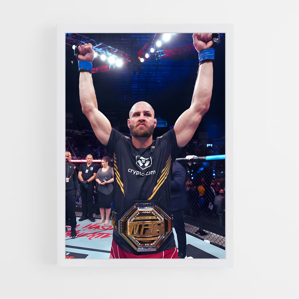 Poster La Victoire de Jiri – affiche MMA (vue 3)